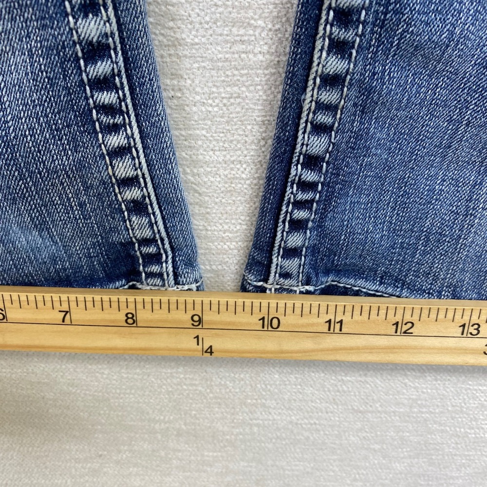 Cowgirl Tuff Co. Jeans Women's Low Rise 26x35 (27x33.75) Denim Boot Cut Stretch - Picture 13 of 16